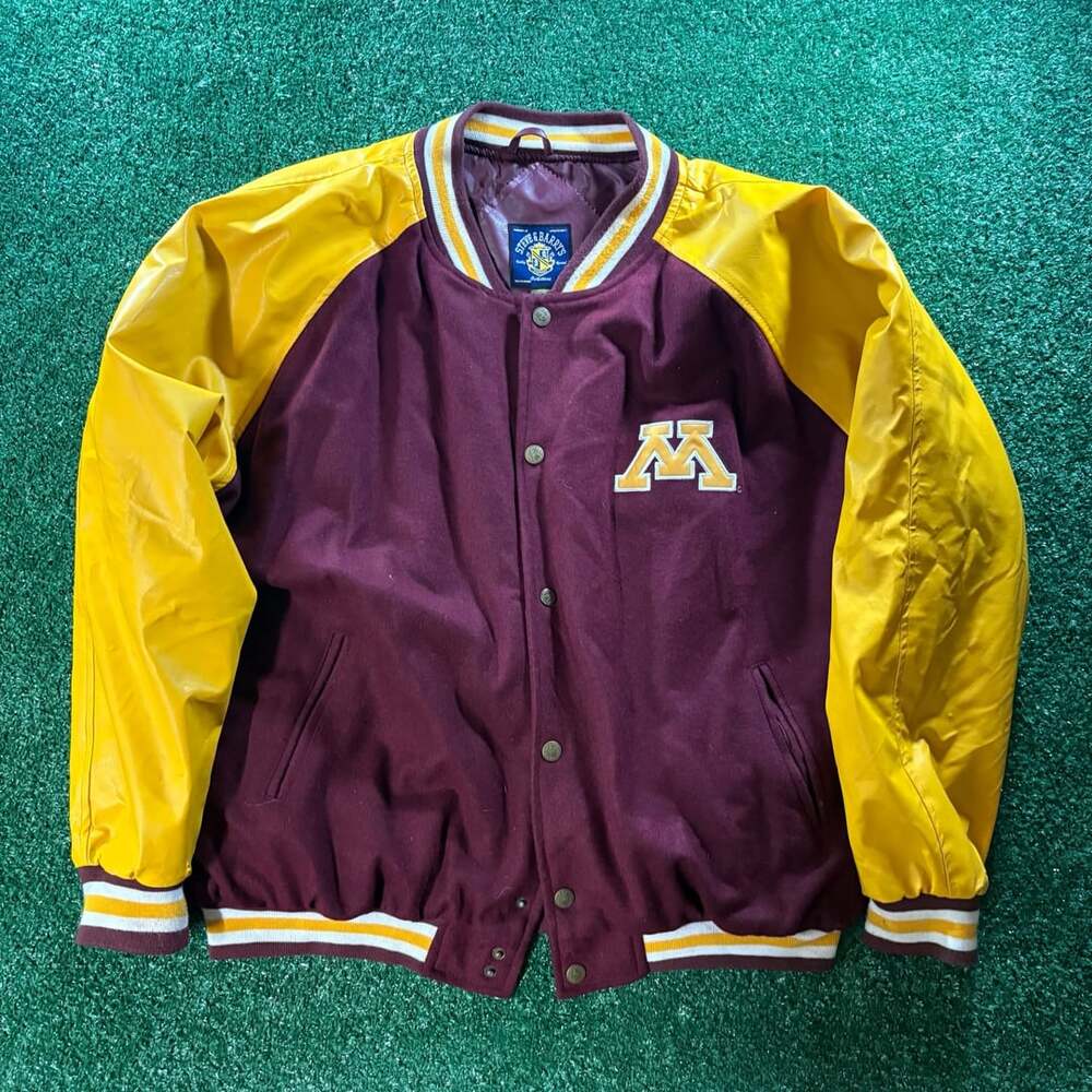 Steve & Barry's University of Minnesota Golden Gophers Varsity Jacket XXL
